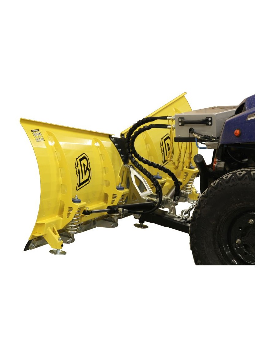Pług V-Plow 1800 G2 Front-mount do UTV, hydrauliczny skręt Iron Baltic