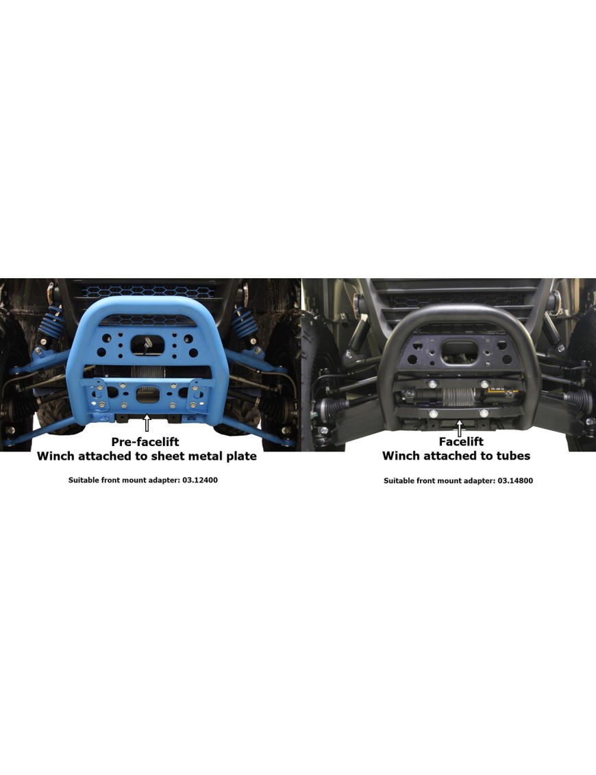 Adapter Front-mount Iron Baltic Segway Snarler AT6 L