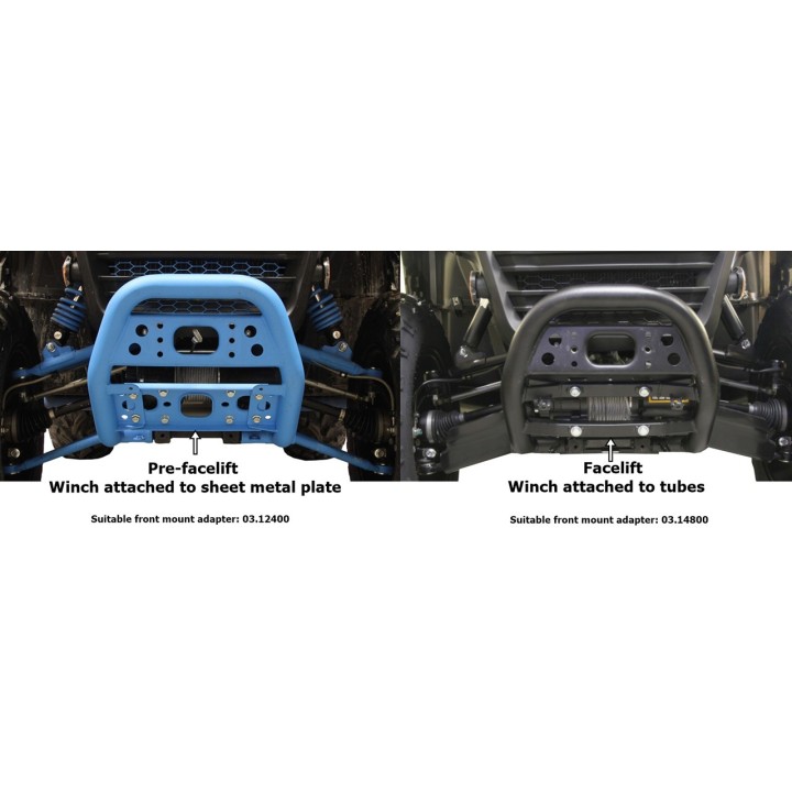 Adapter Front-mount Iron Baltic Segway Snarler AT6 L - ujęcie 5