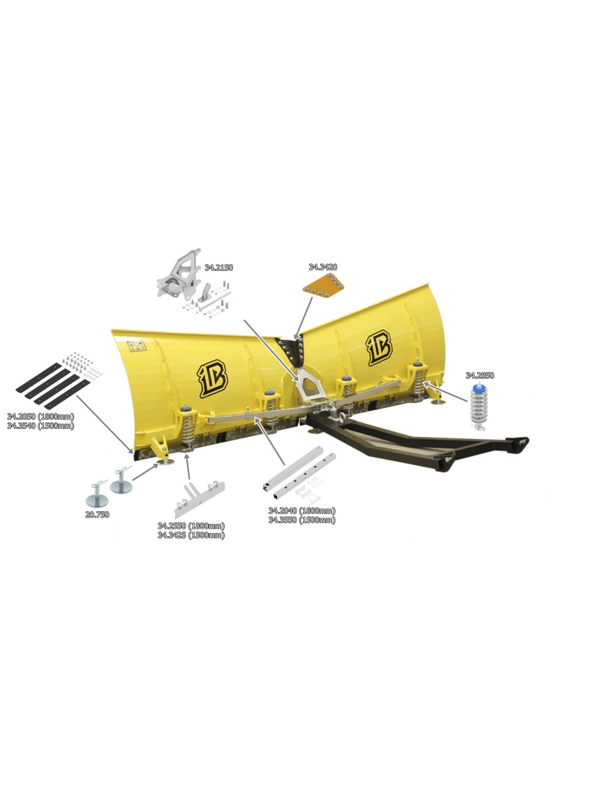 Rura regulacyjna V-Plow G2 1500 Iron Baltic
