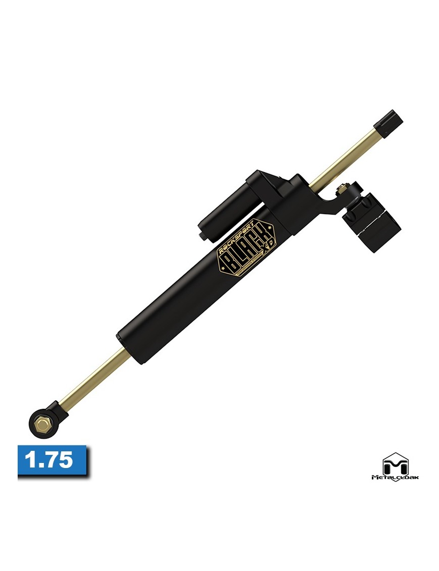 Amortyzator skrętu Rocksport BLACK XD regulowany, drążek 1,75″ | Wrangler JK JL JT