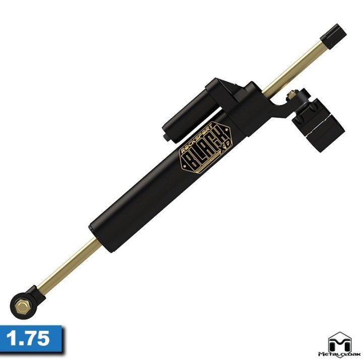 Amortyzator skrętu Rocksport BLACK XD regulowany, drążek 1,75″ | Wrangler JK JL JT METALCLOAK