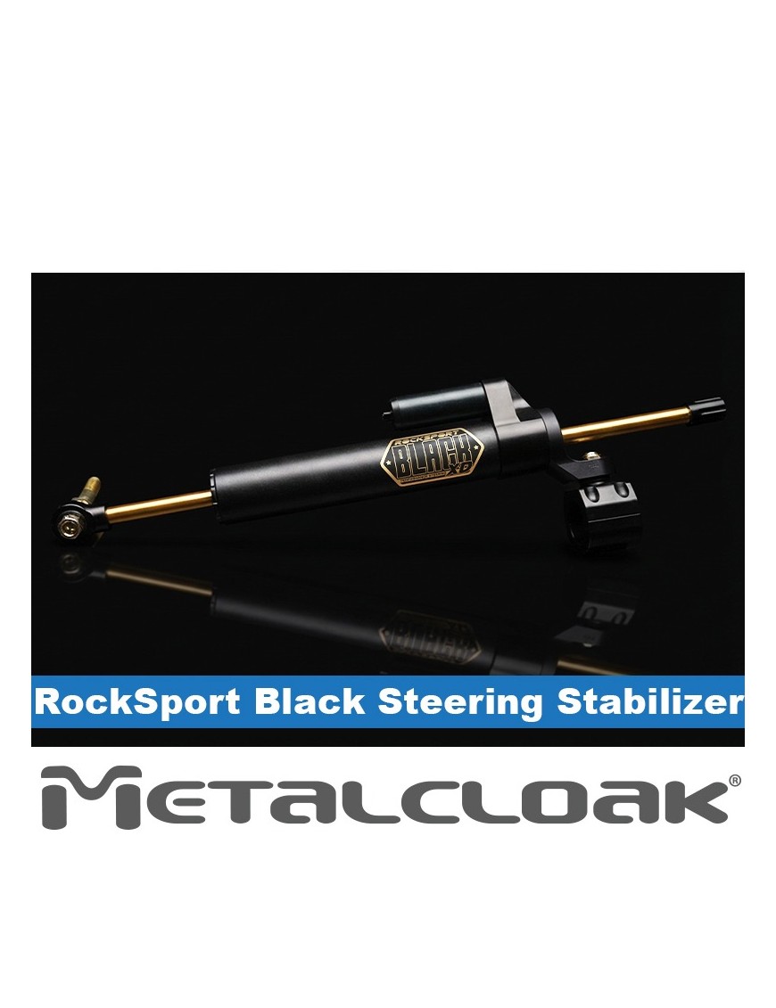 Amortyzator skrętu Rocksport BLACK XD regulowany, drążek 1,75″ | Wrangler JK JL JT METALCLOAK - ujęcie 2