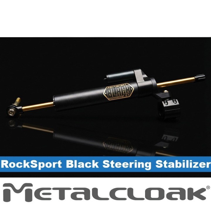 Amortyzator skrętu Rocksport BLACK XD regulowany, drążek 1,75″ | Wrangler JK JL JT METALCLOAK - ujęcie 2