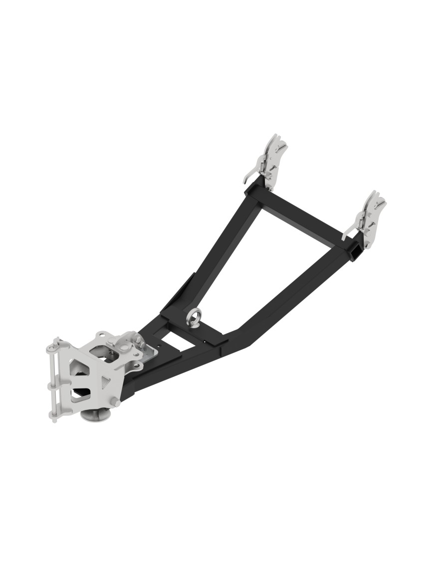 Rama pchająca V-Plow Front-mount wąska do quadów na gąsienicach Iron Baltic