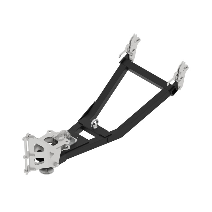 Rama pchająca V-Plow Front-mount wąska do quadów na gąsienicach Iron Baltic