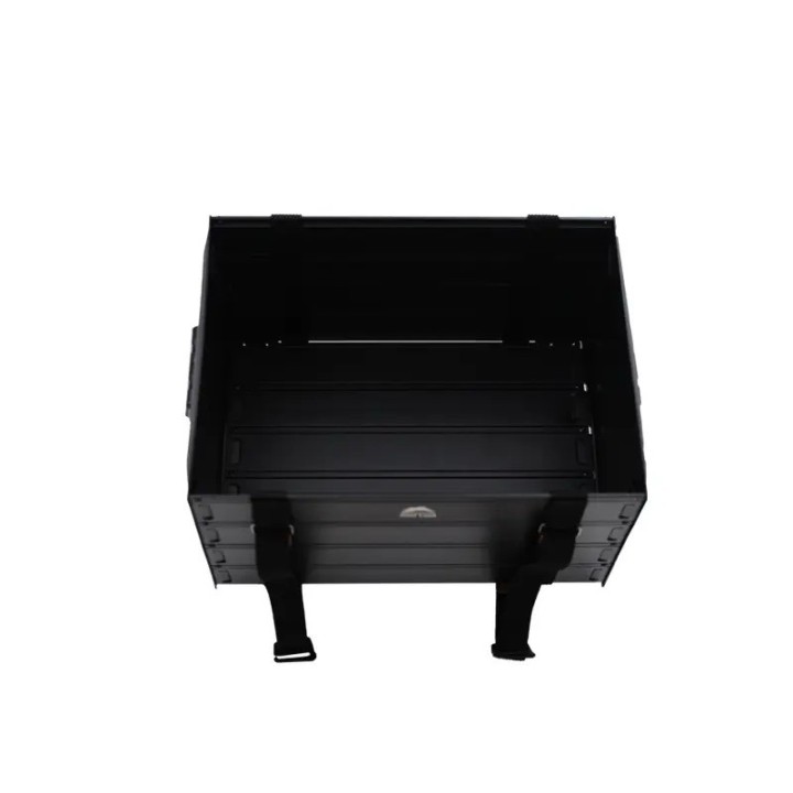 Skrzynka kempingowa Wild Land 46 l — aluminium z bambusową pokrywą - ujęcie 4
