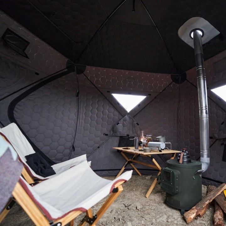 Jurta zimowa ocieplana Wild Land Ice Hub 500 - ujęcie 4