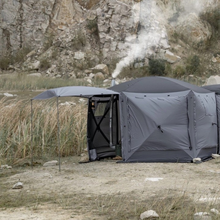 Jurta wiosenno-letnia sześciokątna Wild Land Hex 600 Lux - ujęcie 3