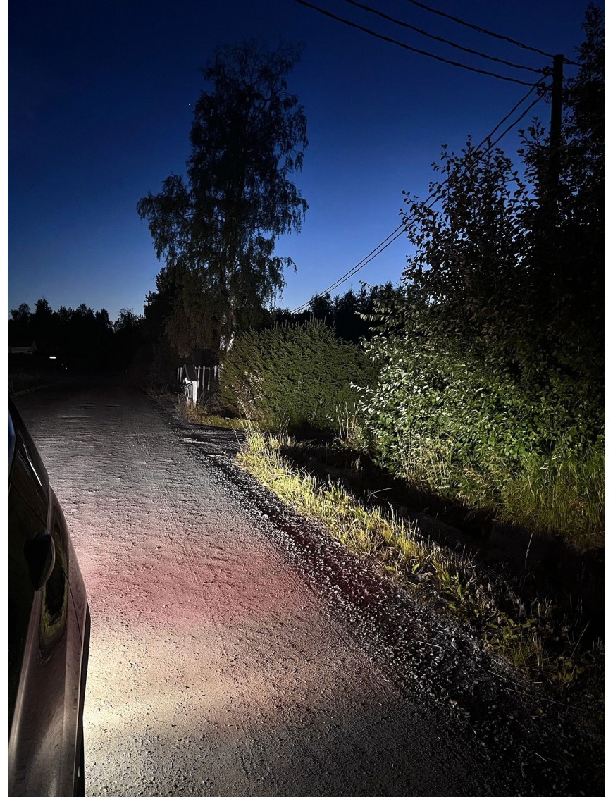 Lampa cofania LED Purelux Radar DRL 9 cm 32 W