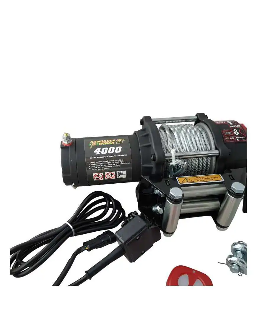 Wyciągarka PW4000 12V ze sterowaniem bezprzewodowym Powerwinch