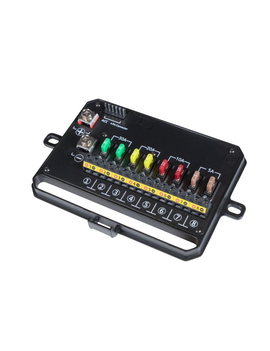 Skrzynka bezpieczników Purelux Multi-Switch z ośmioma wyjściami