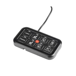 Panel 8 przełączników Purelux Multi-Switch 10-30V