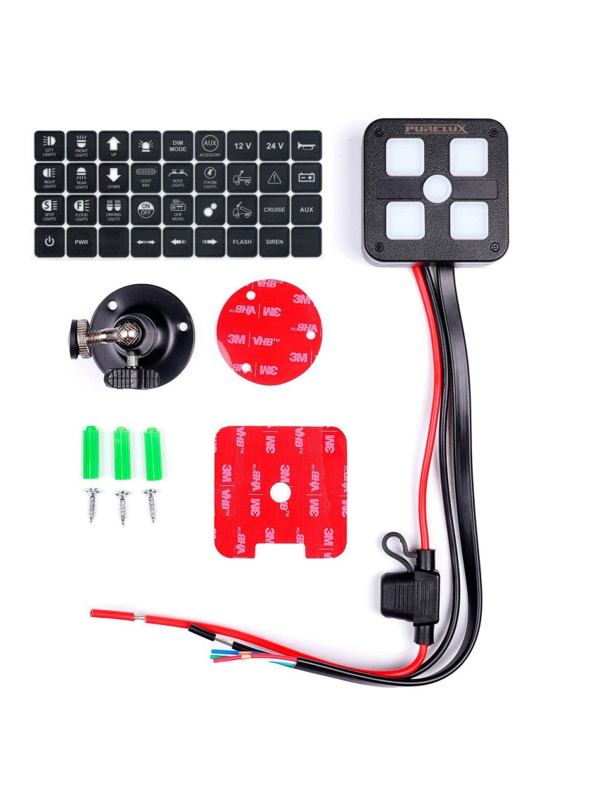 Panel sterowania Purelux Mini Dashboard Controller, 4 przyciski