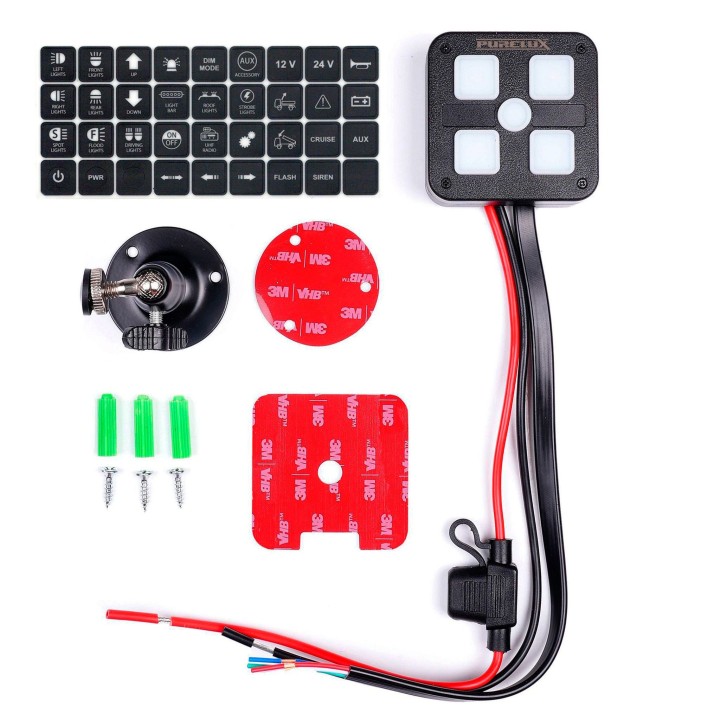 Panel sterowania Purelux Mini Dashboard Controller, 4 przyciski - ujęcie 2
