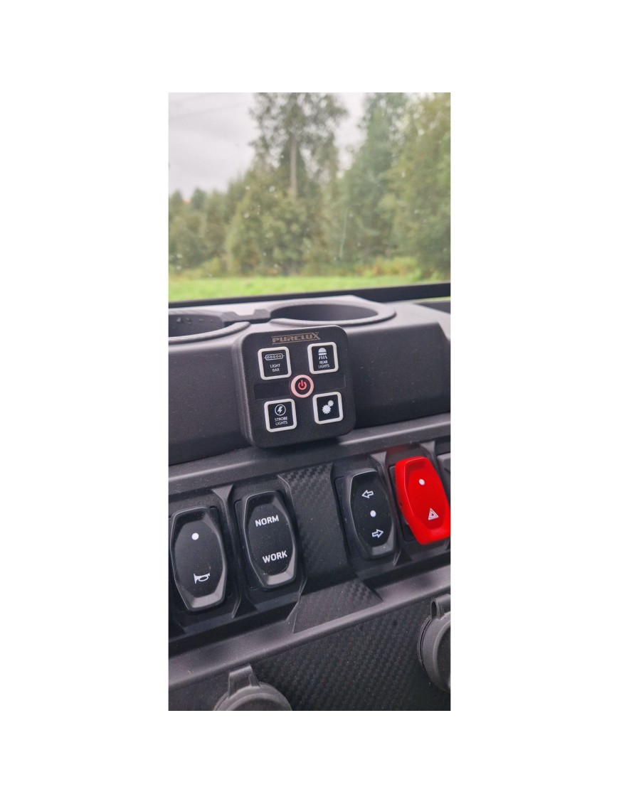 Panel sterowania Purelux Mini Dashboard Controller, 4 przyciski