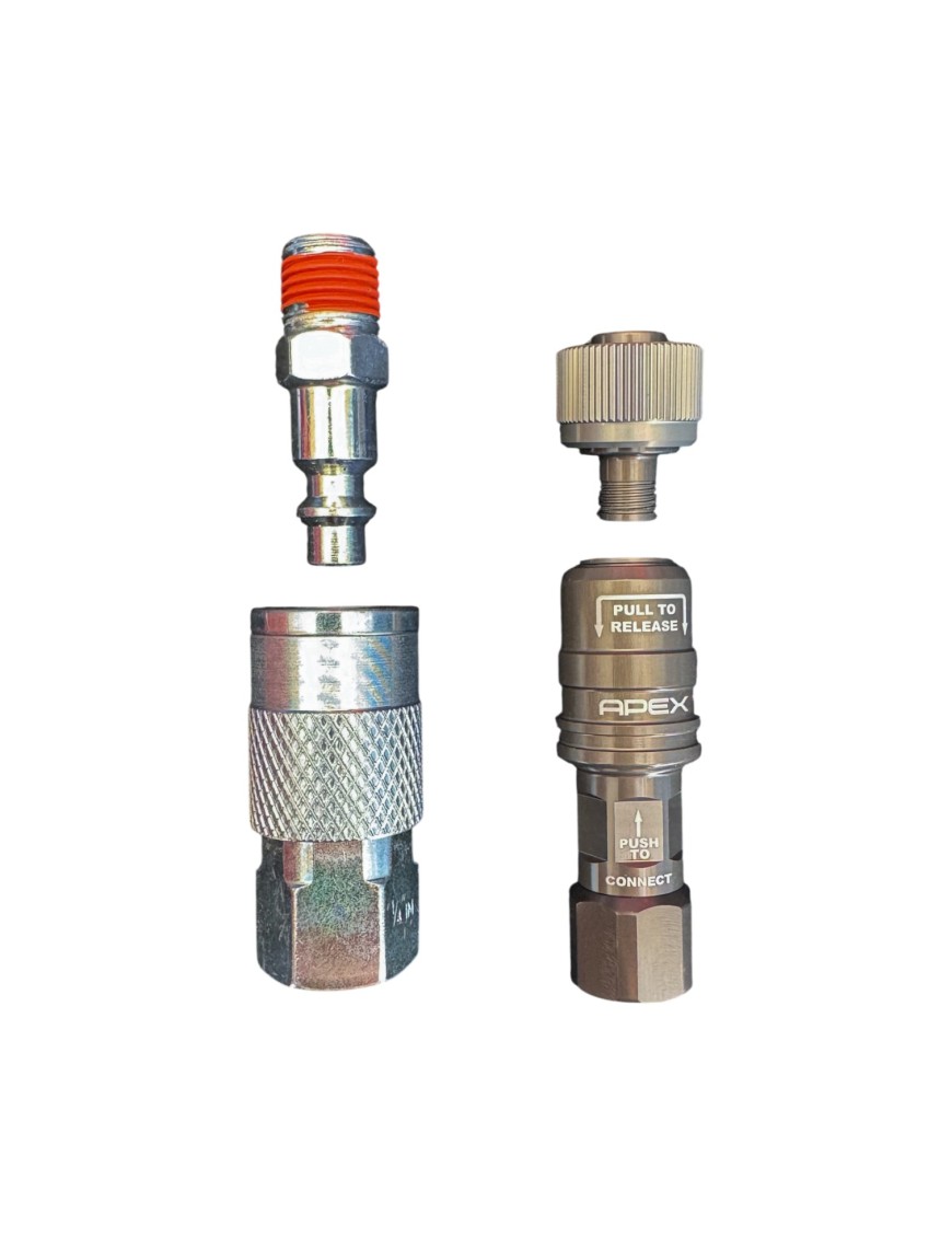 Kompaktowa szybkozłączka APEX na męski swivel