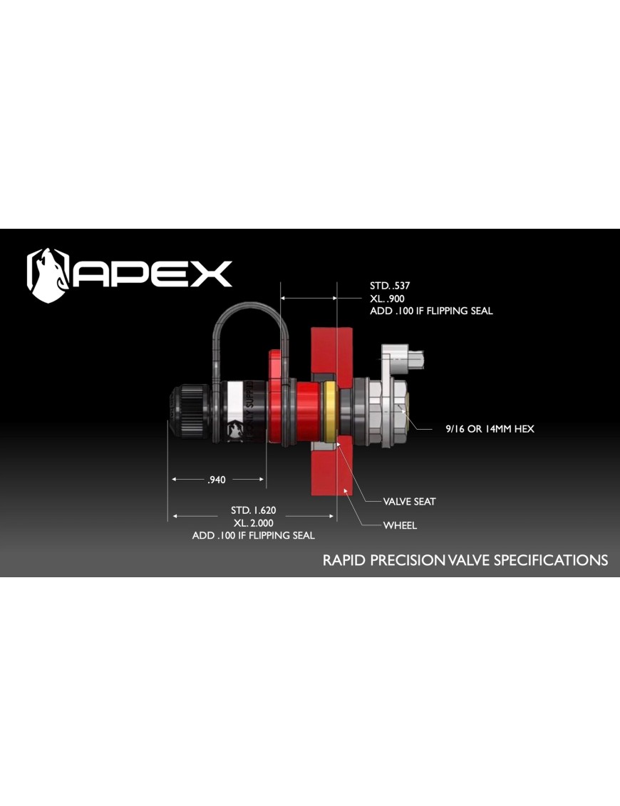 Zawory szybkiego spuszczania powietrza APEX RPV XL — komplet 4 szt. - ujęcie 8