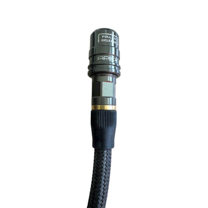 Precyzyjny manometr ciśnienia APEX PPG — 0-90 PSI, z końcówką push-on