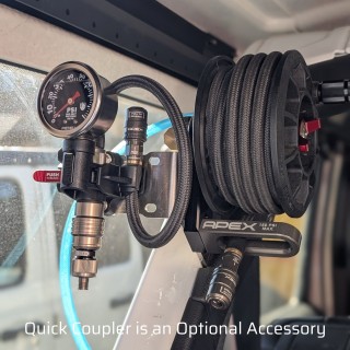 Pompka z manometrem APEX 90 PSI — wersja kompozytowa - ujęcie 2