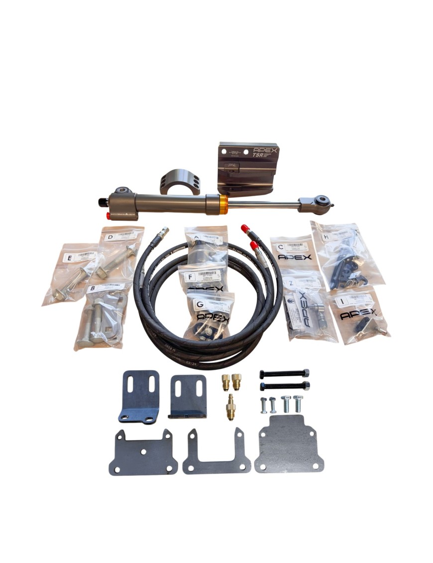 Hydrauliczne wspomaganie skrętu APEX TSR Standard Mount — Jeep JL i JT, bez zestawu portów - ujęcie 4