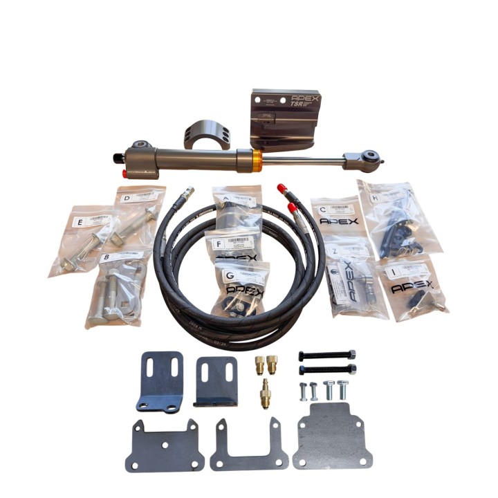 Hydrauliczne wspomaganie skrętu APEX TSR Standard Mount — Jeep JL i JT, bez zestawu portów - ujęcie 4