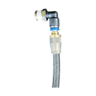 Złączka APEX przewód 3/8 w oplocie na wtyk 1/4 push-to-connect - ujęcie 2