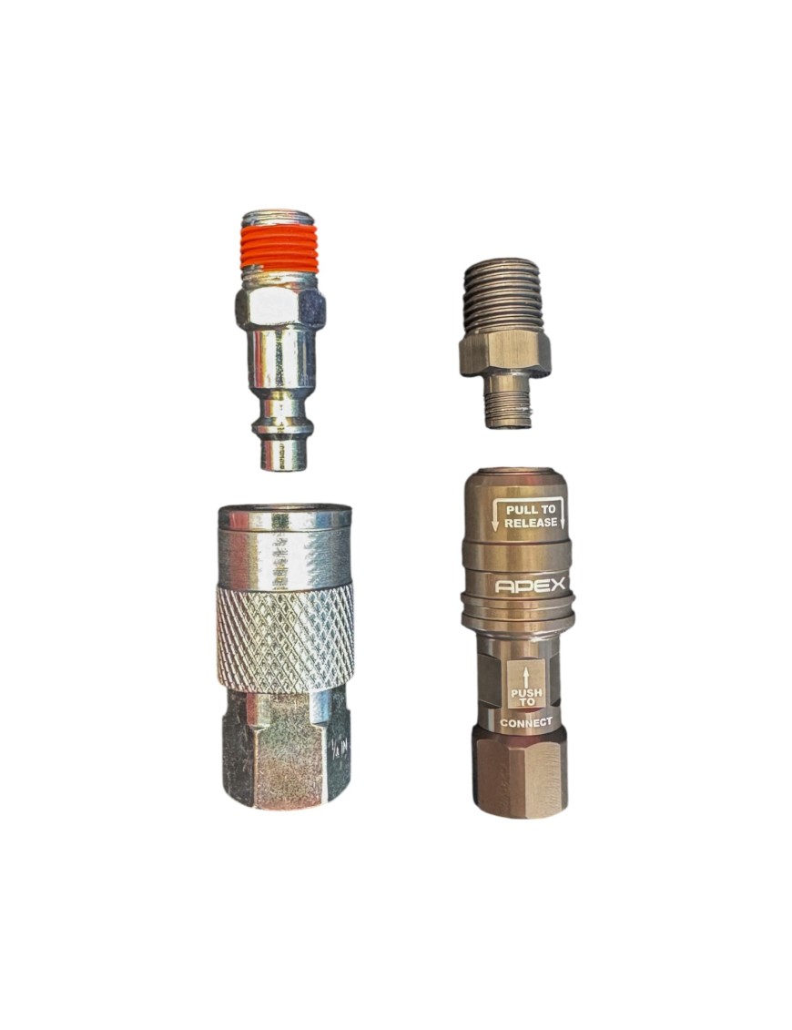 Złączka APEX do High Flow Push-On Chuck na 1/4 NPT męski