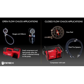 Tulejka przepływu zamkniętego APEX do High Flow Push-On Chuck - ujęcie 2
