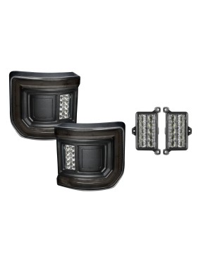 Lampy tylne LED Oracle Flush Tinted + moduł EU, Jeep Gladiator JT