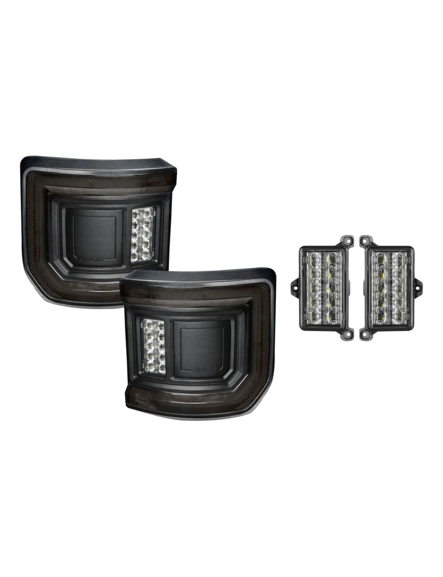 Lampy tylne LED Oracle Flush Tinted + moduł EU, Jeep Gladiator JT