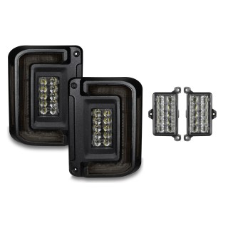 Lampy tylne Oracle Flush Tinted Wrangler JK | Szekla4x4