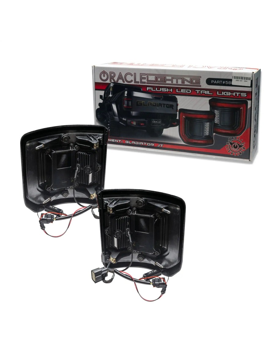 Lampy tylne LED Oracle Flush Tinted + moduł EU, Jeep Gladiator JT