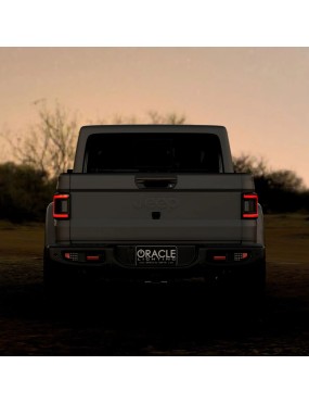 Lampy tylne LED Oracle Flush Tinted + moduł EU, Jeep Gladiator JT