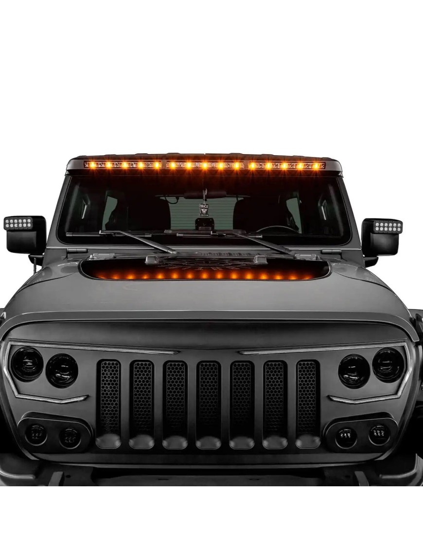 Panel LED Oracle 240W w dachu, Jeep Wrangler JL / Gladiator JT