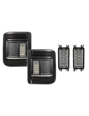 Lampy tylne LED Oracle Flush Tinted + moduł EU, Jeep Wrangler JL