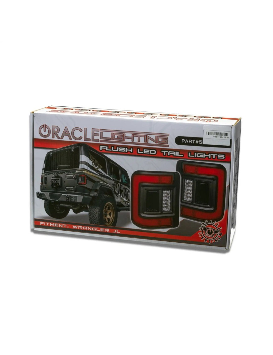 Lampy tylne LED Oracle Flush Tinted + moduł EU, Jeep Wrangler JL