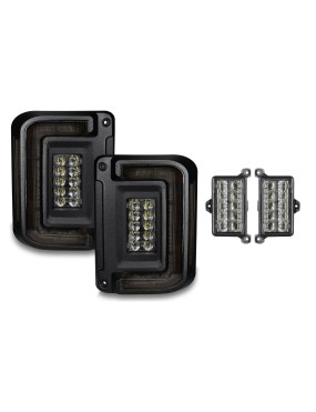 Lampy tylne LED Oracle Flush Tinted + moduł EU, Jeep Wrangler JK