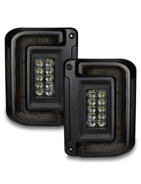 Lampy tylne LED Oracle Flush Tinted + moduł EU, Jeep Wrangler JK