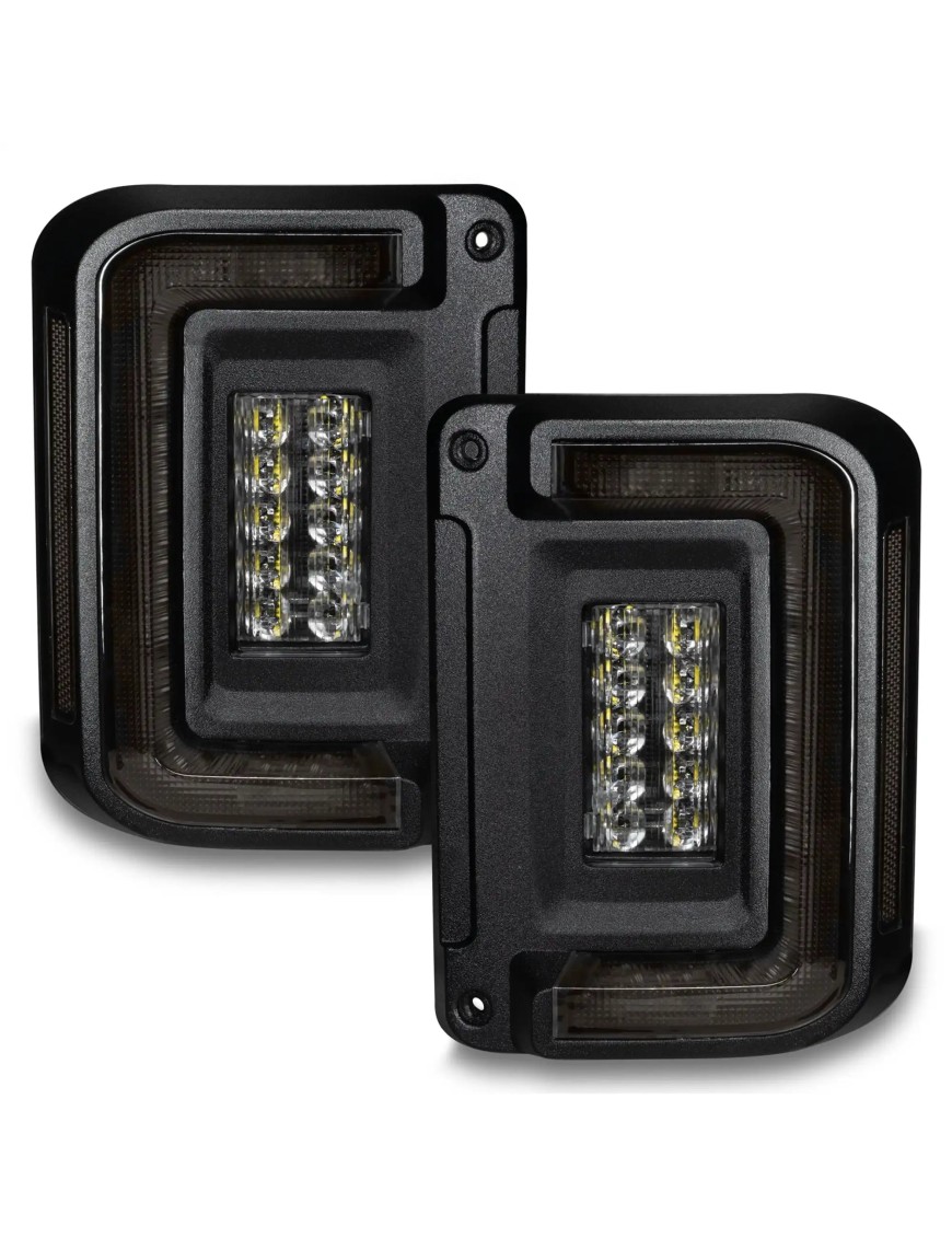 Lampy tylne LED Oracle Flush Tinted + moduł EU, Jeep Wrangler JK