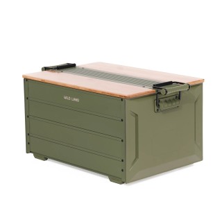 Wild Land 48 l khaki — składana skrzynka kempingowa