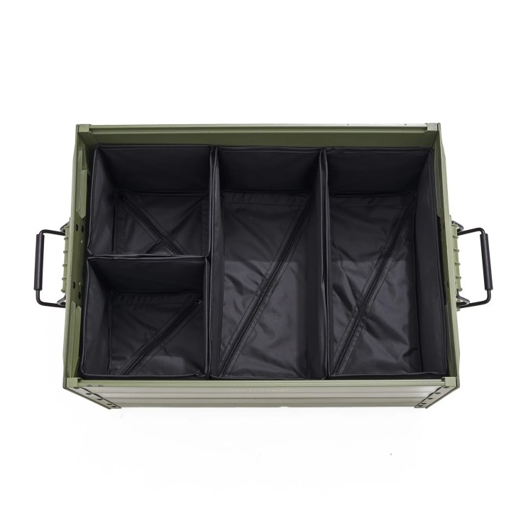 Wild Land 48 l khaki — składana skrzynka kempingowa