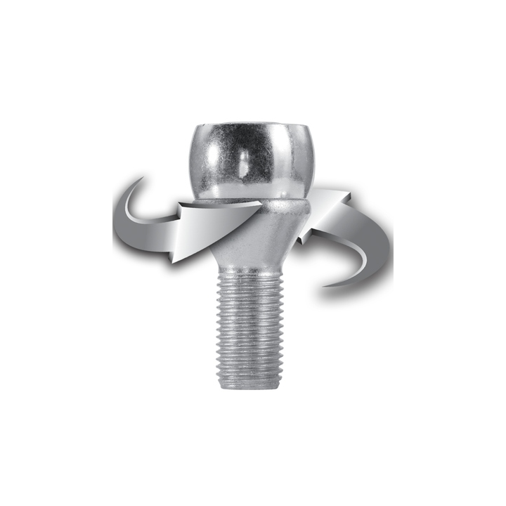 Zabezpieczenie kół FARAD M12×1.5×33 mm (2CH) | Szekla4x4