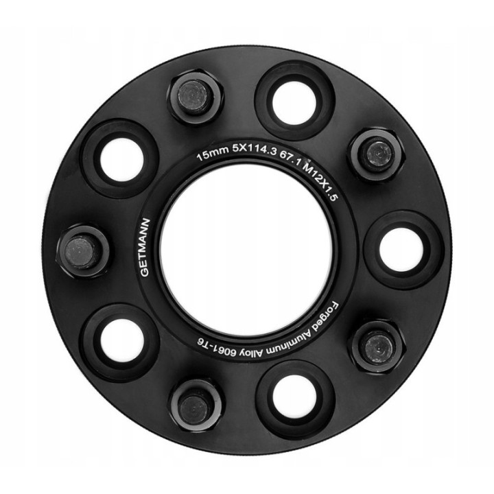 Dystanse kół GETMANN 15 mm 5x114.3 M12×1.5 (25) | Szekla4x4