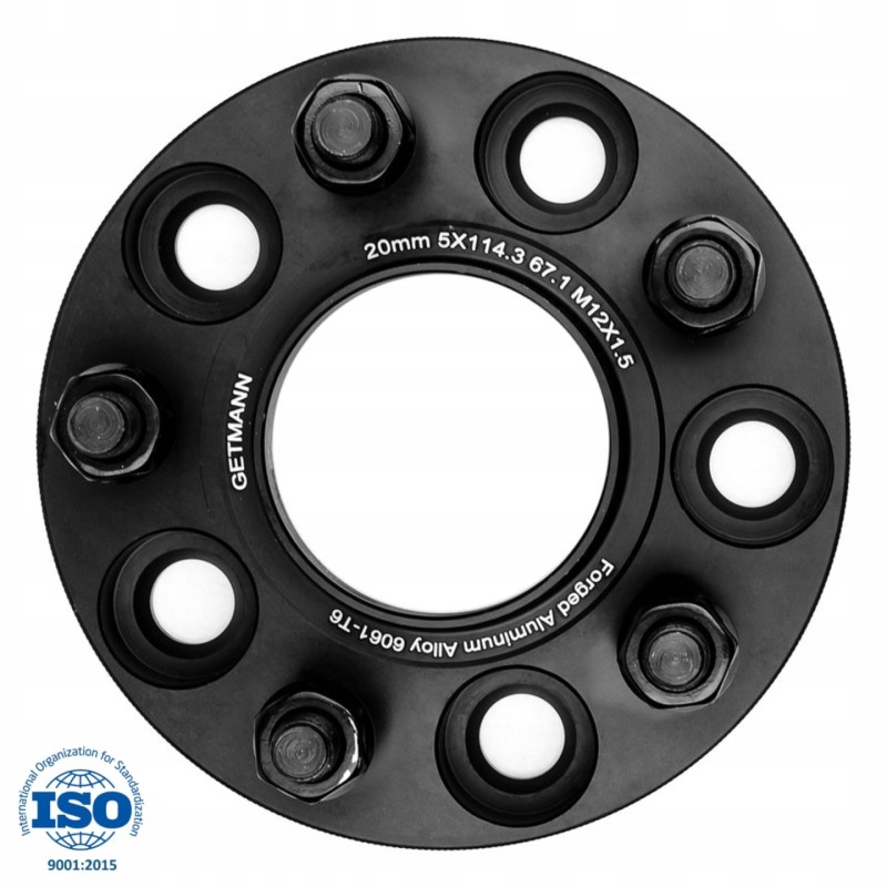 Dystanse przykręcane 20 mm Hyundai, Kia, Mazda i inne 5x114.3, 2 szt.