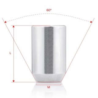 Nakrętki do kół GETMANN M12×1.25×32 mm (G1-20) | Szekla4x4