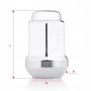 Nakrętki do kół GETMANN M12×1.5×35 mm 1 (BCR) | Szekla4x4