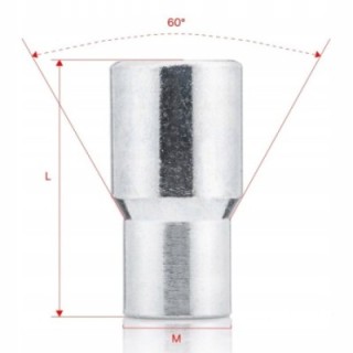 Nakrętki do kół GETMANN M12×1.5×38 mm 20 szt. | Szekla4x4