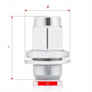 Nakrętki do kół GETMANN M14×1.5×46 mm 20 szt. | Szekla4x4