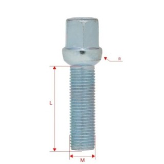Śruby do kół GETMANN M14×1.5×45 mm (G1-0) | Szekla4x4